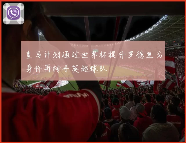 皇马计划通过世界杯提升罗德里戈身价再转手英超球队